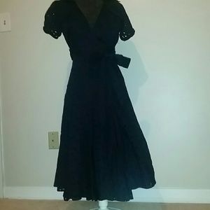 A navy blue  Diane Von Furstenberg dress